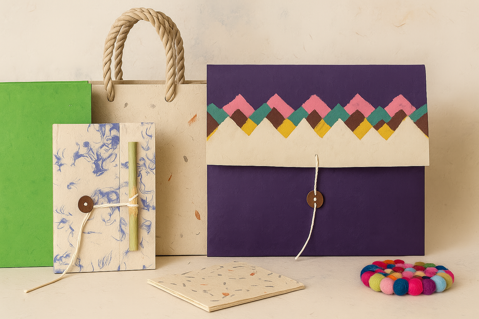 Sustainable Lokta Paper Goods