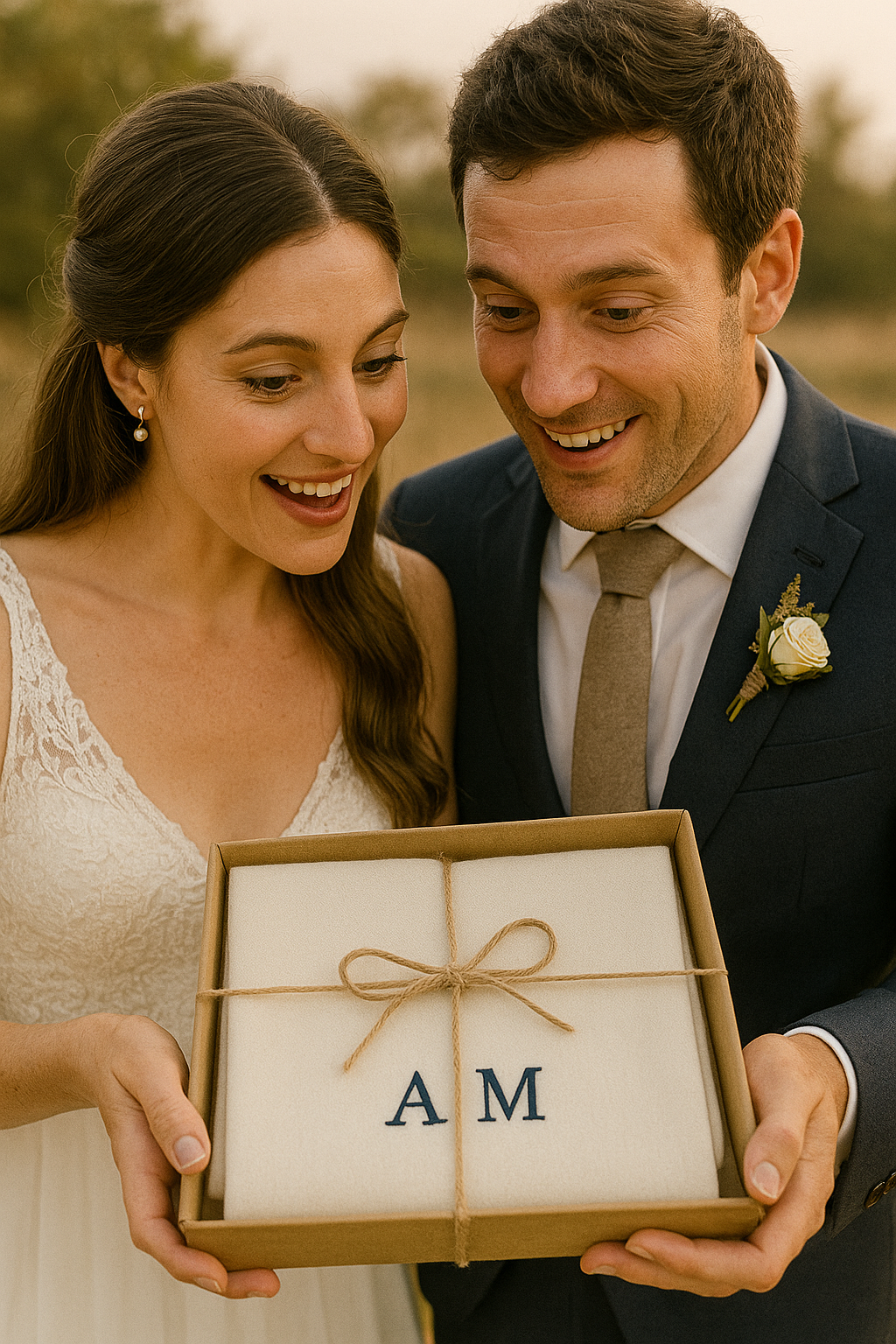 Bespoke pashmina wedding gift for couples with artisan scarves from the Himalaya